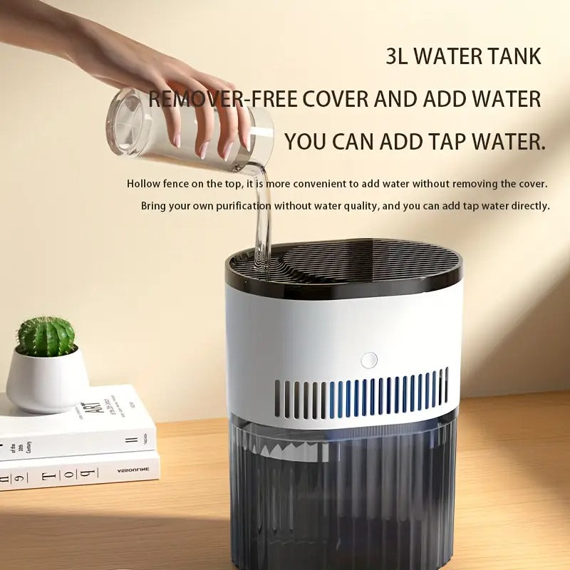 2-in-1 Air Purifier & Humidifier – USB-C Powered