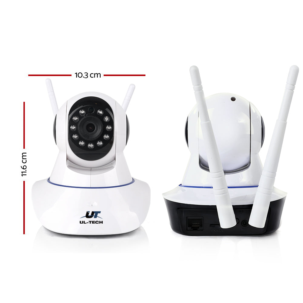 Camera Security WIFI Cam White UL-tech 1080P Wireless IP