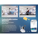 Camera Security WIFI Cam White UL-tech 1080P Wireless IP