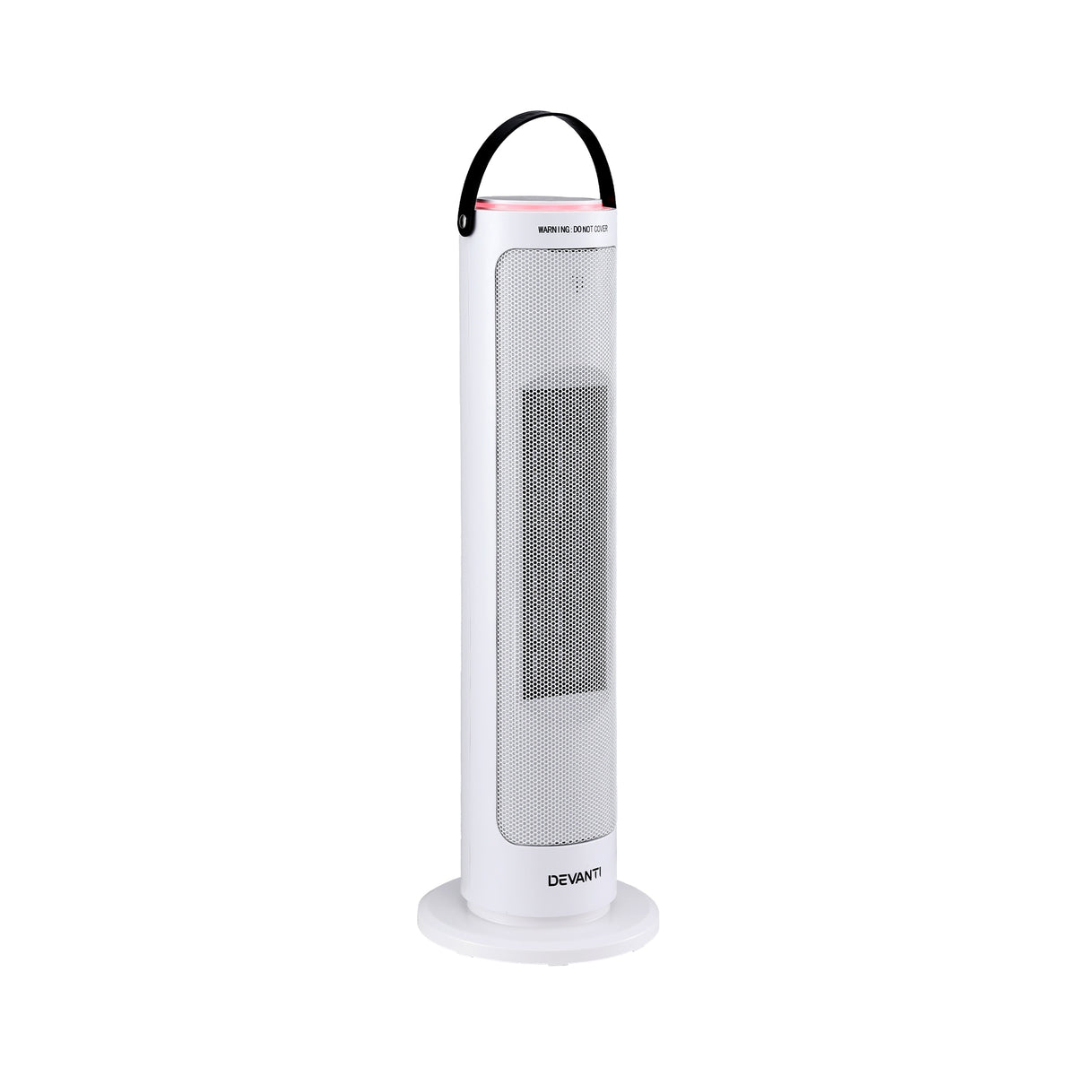 Devanti 2000W Ceramic Tower Heater Space Heaters Oscillating Indoor White