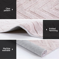 Artiss Oceans Ripple Washable Rug 120x160cm – Microfibre
