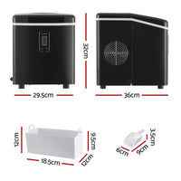 Devanti 15kg Ice Maker Machine Black