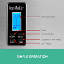 Devanti 15kg Ice Maker Machine Silver