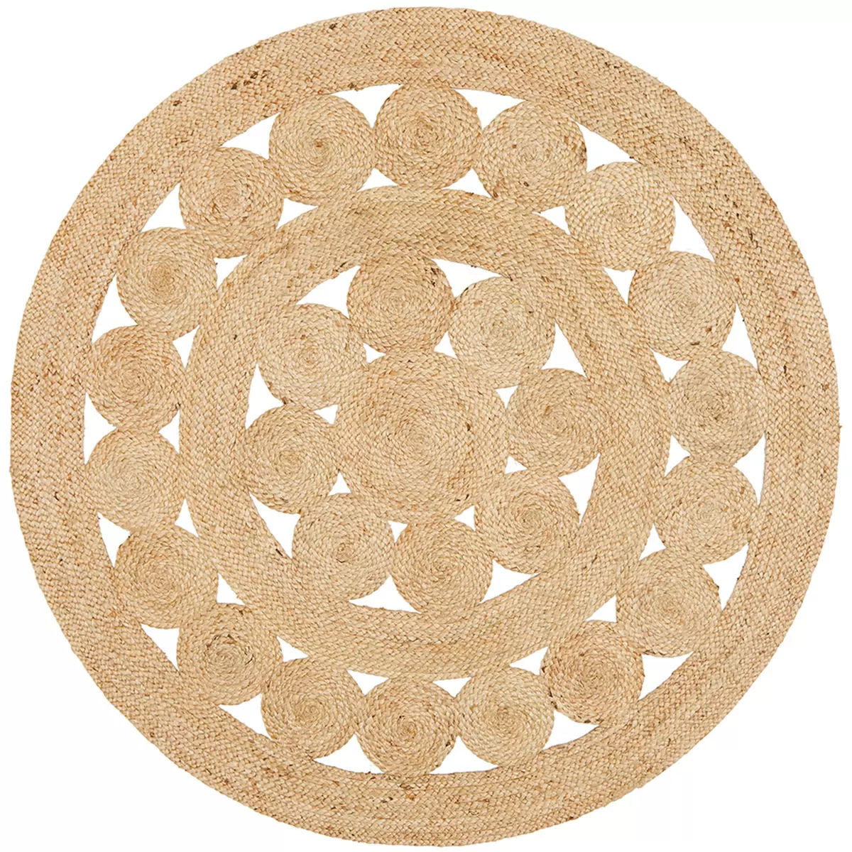 Atrium pilu natural rug 200 x 200cm