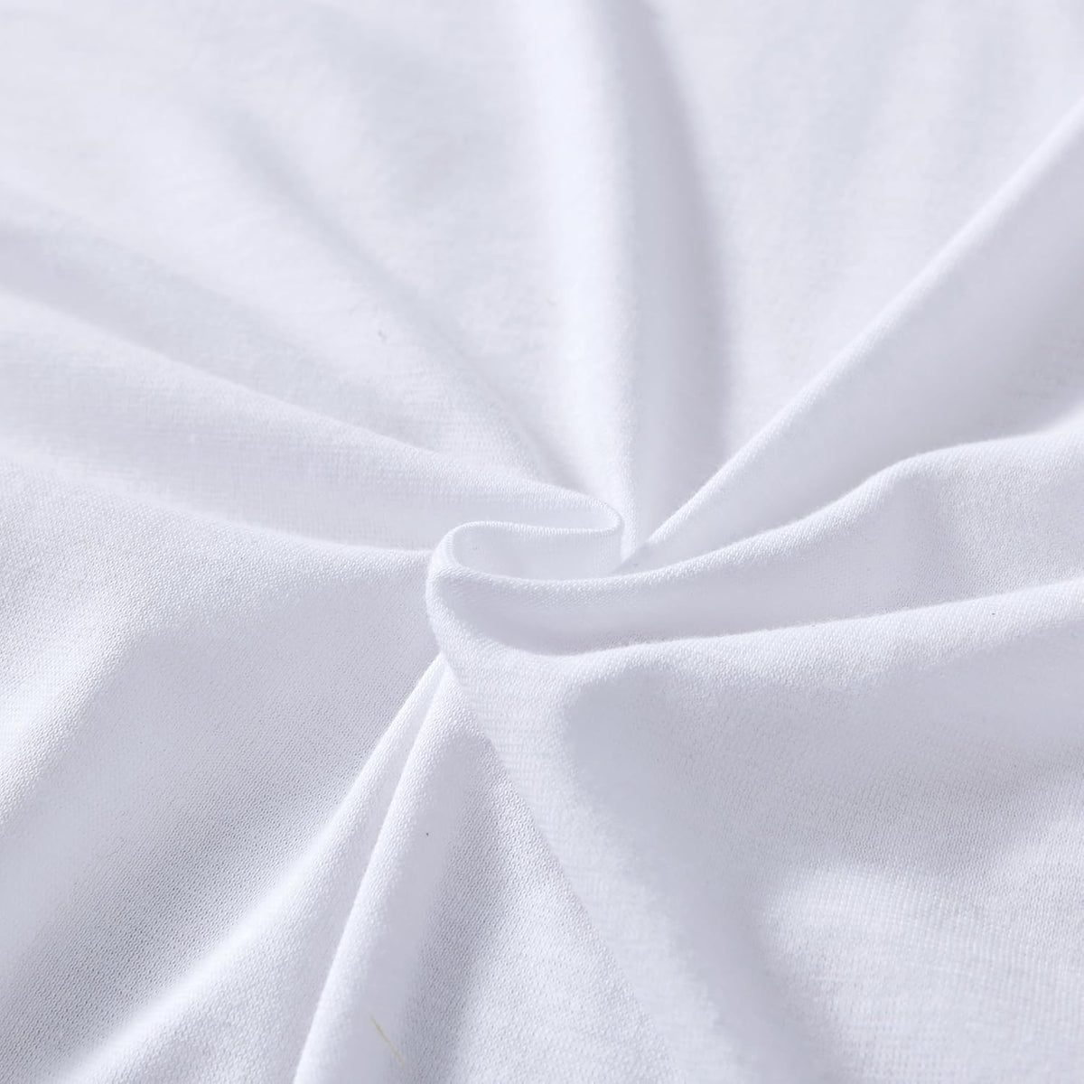 Cotton Quilt Cover Set - White - Queen