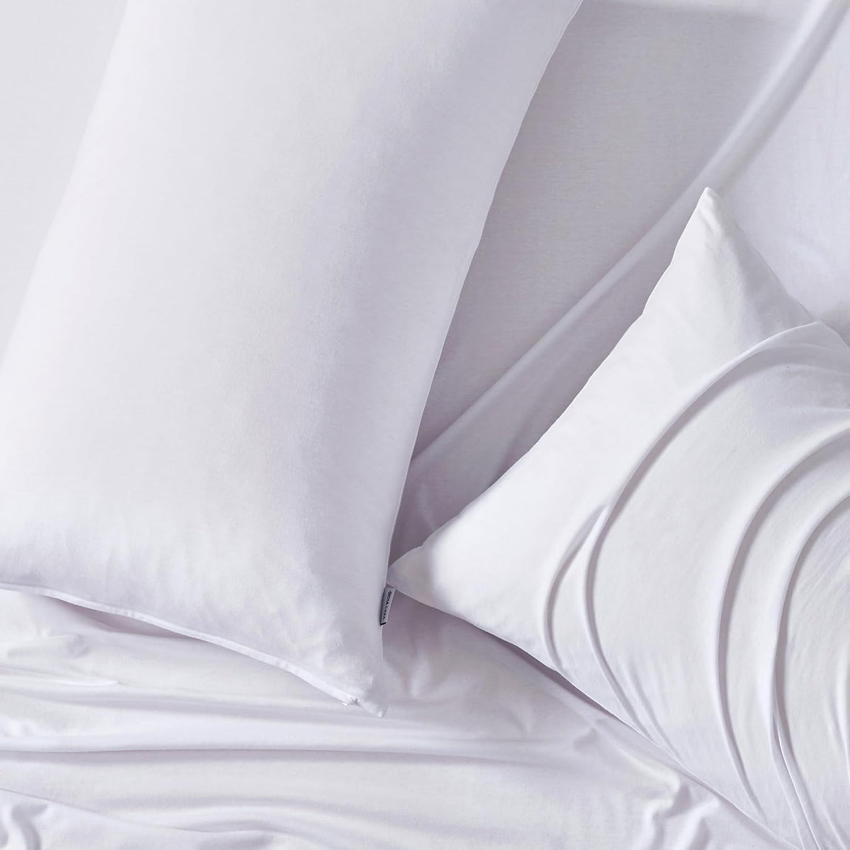 Cotton Quilt Cover Set - White - Queen